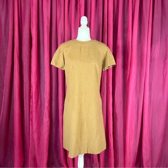 Vintage 60s Carlye union made mod shift dress, SiBonne lining, size 12 - Picture 1 of 15